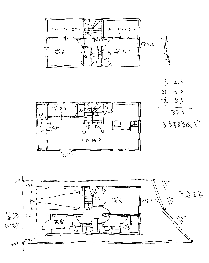 建物参考平面図